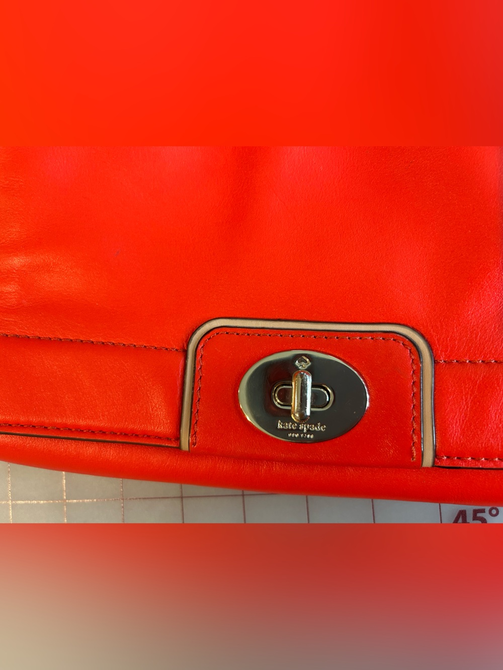 kate spade Bright Red Turnlock Crossbody - Picture 2 of 7